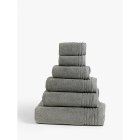 John Lewis Ultra Soft Cotton Hand Towel, Dove Grey