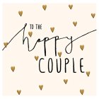 To The Happy Couple Greetings Card