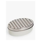 John Lewis ANYDAY Grater & Container, Light Grey