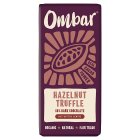 Ombar Vegan Centres Hazelnut Truffle Bar