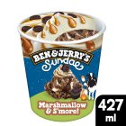 Ben & Jerry's Sundae Marshmallow & S'more Ice Cream Tub Dessert