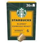 Starbucks Nespresso Blonde Espresso Roast Capsules 36s
