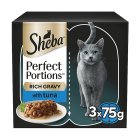 Sheba Perfect Portions Wet Cat Food Trays Tuna in Gravy