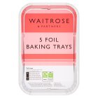 Waitrose Foil Baking Trays 18cm X 11cm
