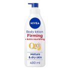 NIVEA Q10 Firming Body Lotion with Argan Oil for Mature 60+ Skin