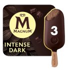 MAGNUM INTENSE DARK CHOCOLATE ICE CREAM STICKS 3 X100ML