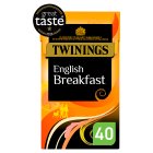 Twinings English Breakfast 40 Tea Bags