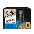 Sheba Sauce Collection Adult Cat Food Fish Selection Pouch