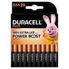 Duracell Plus Power Boost Active AAA 20 pack