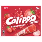 Calippo Strawberry Ice Lollies 5x80ml