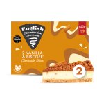 English Cheesecake Co. 2 Vanilla & Biscoff Slices