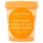 Waitrose Greek Style Honey Ripple Frozen Yogurt