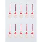 Santa Face Tags