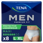 TENA Men Protective Underwear Maxi L/XL 8s