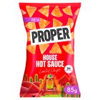 PROPER House Hot Sauce Lentil Chips 85g