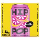 Hip Pop Sparkling Pink Grapefruit Drink Cans
