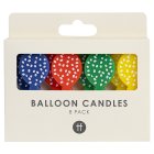 Talking Tables Happy Birthday Balloon Candles 8 pack