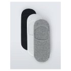 u.s. polo assn black mens invisible trainer socks 3 pack