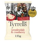 Tyrrells Wensleydale & Cranberry Crisps