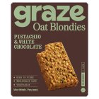 Graze Pistachio & White Chocolate Oat Blondies