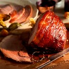 Glazed Gammon with Mulled Apple