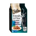 Sheba Fresh & Fine Wet Cat Food Pouches Tuna & Salmon