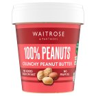 Waitrose 100% Nuts Crunchy Peanut Butter