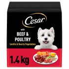 Cesar Adult Dog Food Complete Dry With Chicken, Salmon And Vegetables 1.4kg