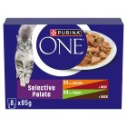 Purina ONE Adult Wet Cat Food Selective Palate