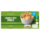 Waitrose 2 Bramley Apple Crumbles