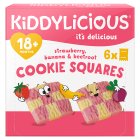 Kiddylicious Strawberry & Beetroot Cookie Squares