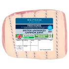 Waitrose Free Range Made without Nitrate Unsmoked Gammon Joint