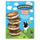 Ben & Jerry's Cookie Dough Ice Cream Sandwich Multipack 4 x 68ml