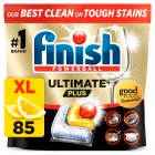 Finish Ultimate Plus Clean & Shine Dishwash Tablets Lemon