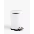 3L Soft Close Pedal Bin White