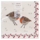 JL Robin Napkins 33cm 20 pack 3ply