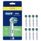Pro Cross Action Toothbrush Heads, 8 Counts