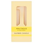 Waitrose 1 Number Cake Candle