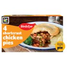 Birds Eye 4 Shortcrust Chicken Pies