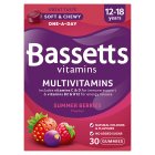 Bassetts Adult Immune Support Multivitamins Orange and Pomegranate Pastilles 30s