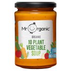 Mr Organic 10 Plant Vegetable Soup 350g