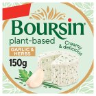 BOURSIN Velvety Garlic & Herbs Spreadable Soft Cream Cheese 125g