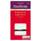 Waitrose Free From Iced Fruit Cake Slices