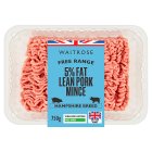 Waitrose Free Range Pork 5% Fat Lean Mince