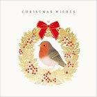 Robin In Gold Wreath