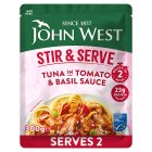 John West Stir & Serve Tuna in Tomato & Basil 300g
