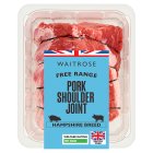 Waitrose Free Range British Pork Rindless Shoulder Joint