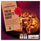 Waitrose Pigs in Blankets Quiche