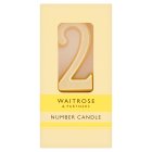 Waitrose 2 Number Cake Candle