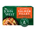 John West Salmon Fillet Mediterranean Style in Olive Oil